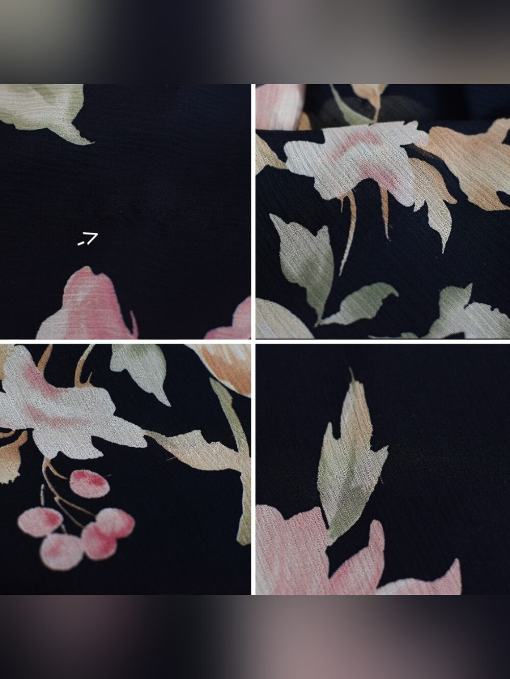 Vintage Ralph Lauren Floral Silk Midi Skirt Low Rise Asymmetrical Size 4 Fairy - Picture 10 of 11